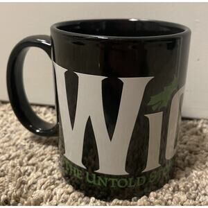 Wicked Broadway Musical Mug Black Green Logo Wizard of Oz Souvenir Coffee Tea